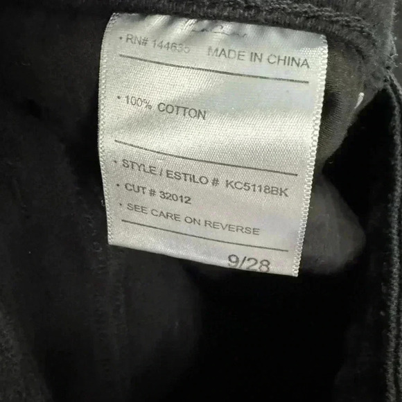 KanCan Black Jeans with holes. Button fly. - Picture 7 of 10